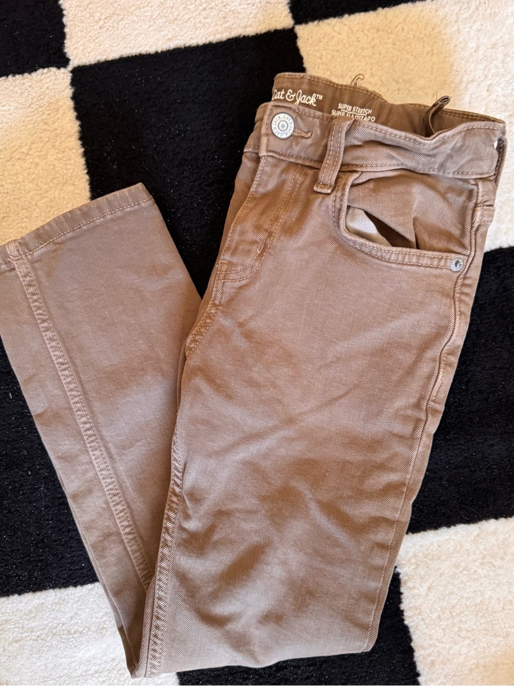 Cat & Jack Brown Slim Kids Jeans